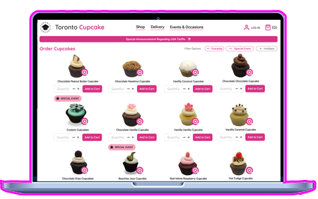 Toronto Cupcakes Mockup
